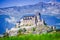 Sion, Switzerland - Notre-Dame de Valere in Alps