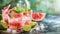Sip the Tropical Delight: Indulge in the Exquisite Brazilian Caipirinha with Watermelon, CachaÃ§a, an