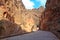 The Siq - ancient canyon in Petra, Jordan