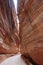 The Siq leading up to the Trausury in Petra, Jordan