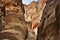 The Siq Road canyon, Petra, Jordan.