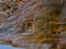 The Siq, scenic canyon serving as an entrance to ancient city Petra, Jordan