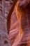 The Siq, wall texture, canyon of Petra, Jordan