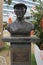 Sir Norman Brookes Bust in front of the Rod Laver Arena at Australian tennis center in Melbourne Park