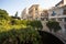 Siracusa, Sicily island, Italy: view of the Fountain of Arethusa, Ortigia, Syracuse.