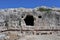 Siracusa â€“ Grotte sul terrazzo del teatro greco