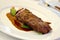 Sirloin strip Steak with green Beans ,vegetables a