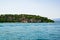 Sirmione, Lake Garda. Italy. view on ruins of Grotto of Catullus,Roman private edifice