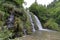 Sirogane waterfalls in Ginzan hotspring