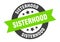 sisterhood sign. sisterhood round ribbon sticker. sisterhood