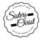 Sisters in Christ Christian Emblem