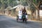 Sisters of Missionaries of Charity of Mother Teresa by rickshaw visit patients in the Sundarbans, West Bengal,