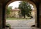 Sisters Premonstratensians Convent, entrance to the first courtyard, Doksany, Czechia