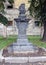 Sisters Premonstratensians Convent, remains and pedestal of late Baroque Ecce homo statue, Doksany, Czechia