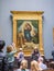 Sistine Madonna - painting by artist Raphael Santi at the Gallery of Old Masters in Dresden