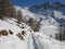 Site of the lake of allos , france