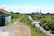 Site ostriecole, Oyster farming harbour, Oleron,Charente Maritime, France