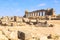 Site overview of the ruins of Volubilis, ancient Roman city in Morocco