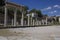 On the site of the ruins of Hadrian library in Athens