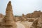 Site of Yar City (Jiaohe Ruins) in Turpan, Xinjiang, China. It is part of UNESCO World Heritage Site - Silk Roads.