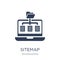 Sitemap icon. Trendy flat vector Sitemap icon on white background from Programming collection