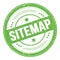 SITEMAP text on green round grungy stamp