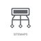 Sitemaps icon. Trendy Sitemaps logo concept on white background