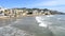 Sitges beach on a sunny day