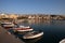 Sitia harbour with boats Crete Greece