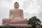 Sitting Buddha statue, Kande Viharaya Temple in Sri Lanka