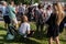 Sitting in a deckchair while waiting to the long speech at Jugendfest Brugg Impressionen