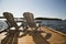 Sitting on the dock of the bay, Kenora, from the water of Lake of the Woods