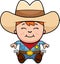 Sitting Little Cowboy