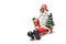 Sitting Santa with crossed legs