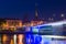 Sityscape of Rouen at night