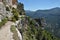 Siurana cliffs in the Prades mountains