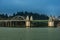 Siuslaw River Bridge from the Florence Marina Oregon