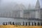 Siuslaw River Bridge in the Fog