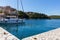 SIvota tourist resort harbor in Greece