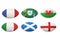 Six nations rugby balls