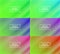 six sets of diagonal shining abstract background with blue, purple, pink, red and light green gradient