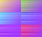six sets of purple horizontal abstract background. shiny, simple, blur, modern and colorful