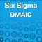 Six Sigma DMAIC Blue Gears Background