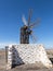 Six wing rectangular female windmill on the Canary Island.