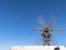 Six wing rectangular female windmill on the Canary Island.