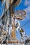 Six young sailors on school ship.