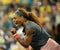 Sixteen times Grand Slam champion Serena Williams during his first round doubles match at US Open 2013