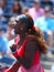 Sixteen times Grand Slam champion Serena Williams during his second round match at US Open 2013 against Galina Voskoboyeva