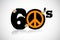 Sixties peace symbol