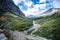 Siyeh Creek along Going to the Sun Road in Glacier National Park Montana